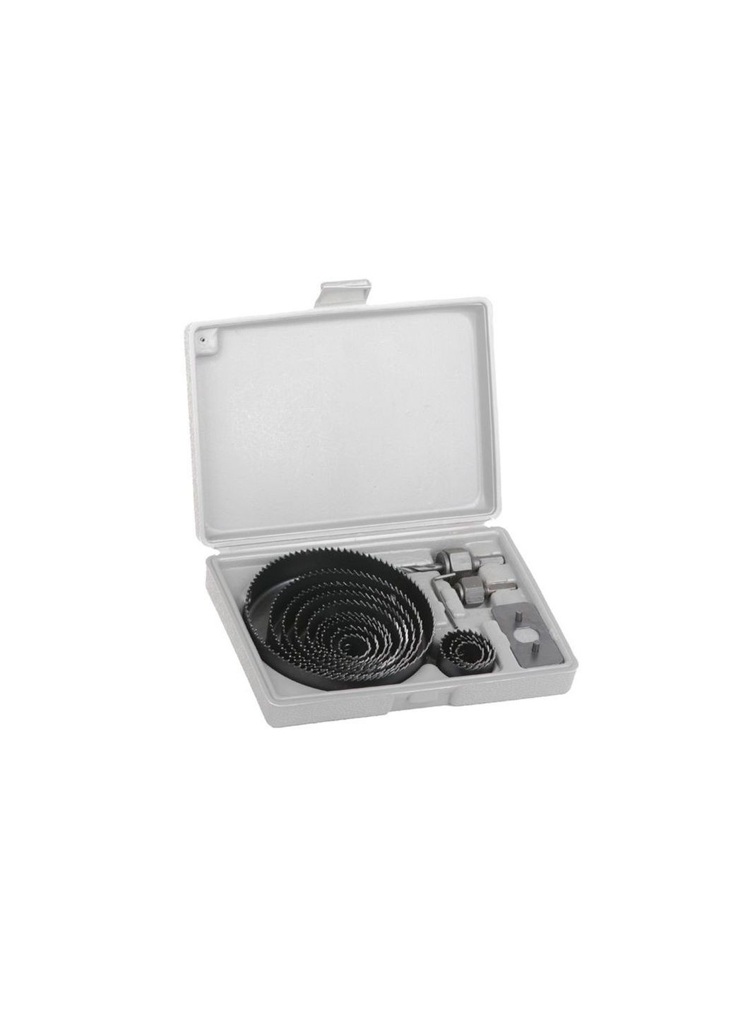 Комплект коронок для дерева 12 шт. из инструментальной стали для сверления отверстий 19-127 мм Intertool (368678411)