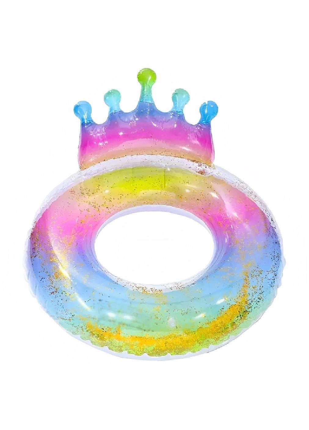 Детский надувной круг для плаванья в бассейне на пляже с максимальной нагрузкой до 30 кг диаметр 70 см (480488-Prob) Корона Unbranded (336327357)