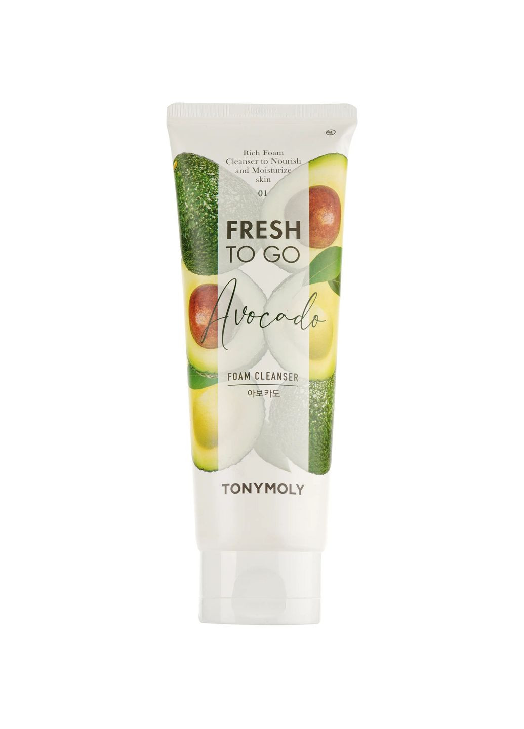 Пенка для умывания Fresh To Go Avocado Foam Cleanser Авокадо 170 мл Tony Moly 8806194050195 (328447069)