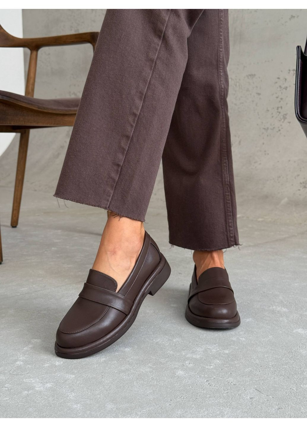 No Brand Лофери жіночі NikArt коричневий з, — (356455368)