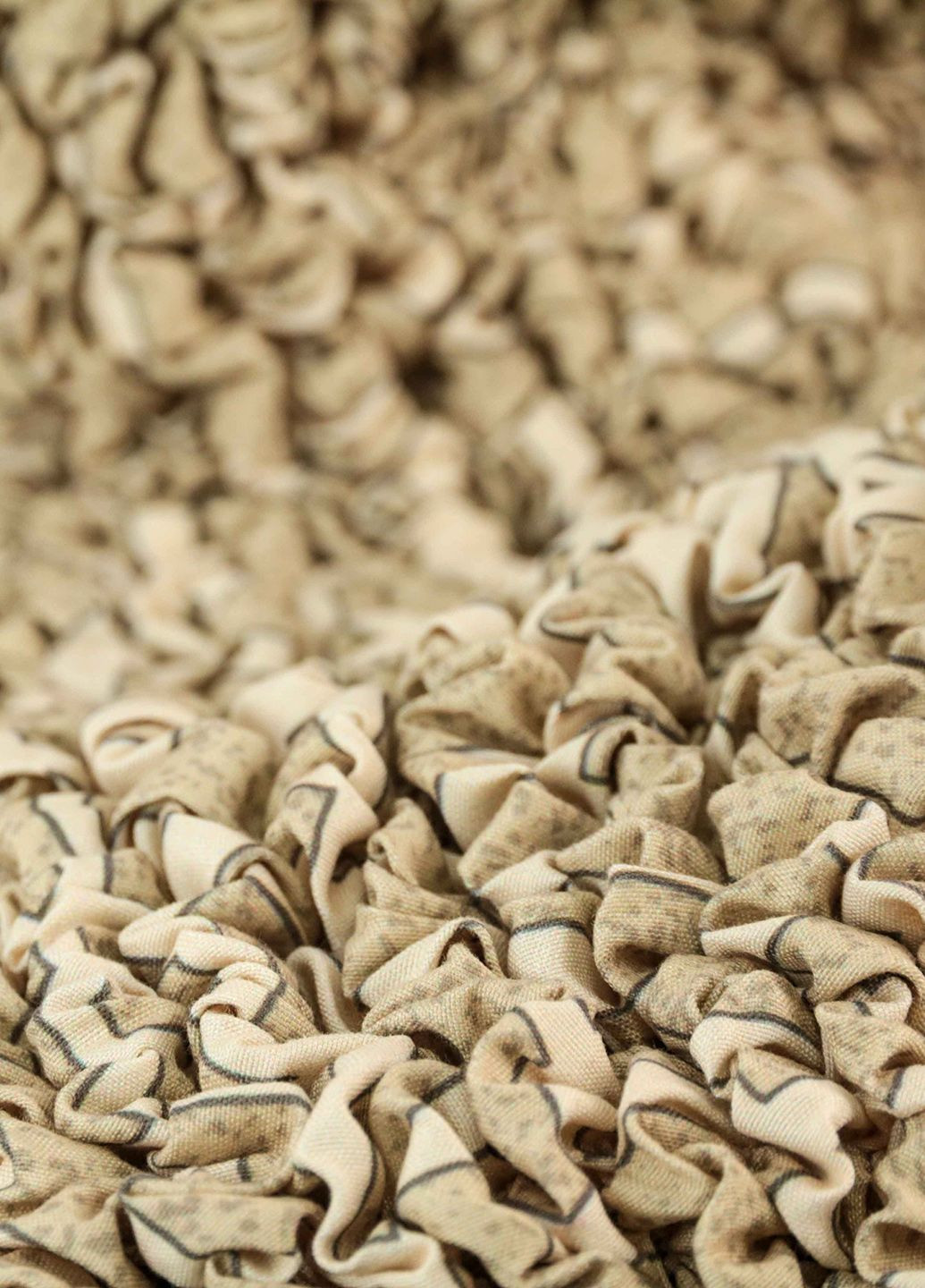 Чохол на стілець ПРЕМІУМ бежевий Love You (325221200)