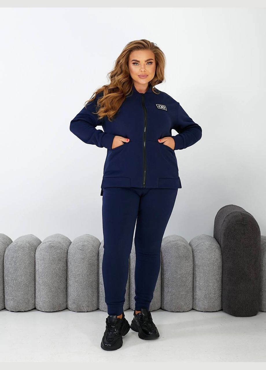 Женский теплый костюм двойка цвет бутылка New Trend (304987341)