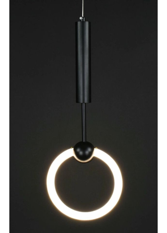 Люстра светодиодная подвесная LED светильник для квартиры на потолок лэд 27859 Черный 65-150х6х20 см. Sunnysky (324396576)