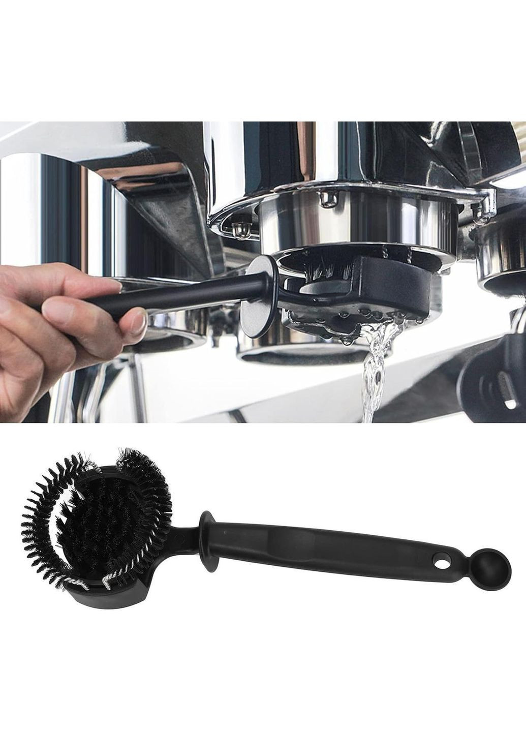 Кругла щітка для чистки груп кавомашини 58мм Angel's Co. (371690193)