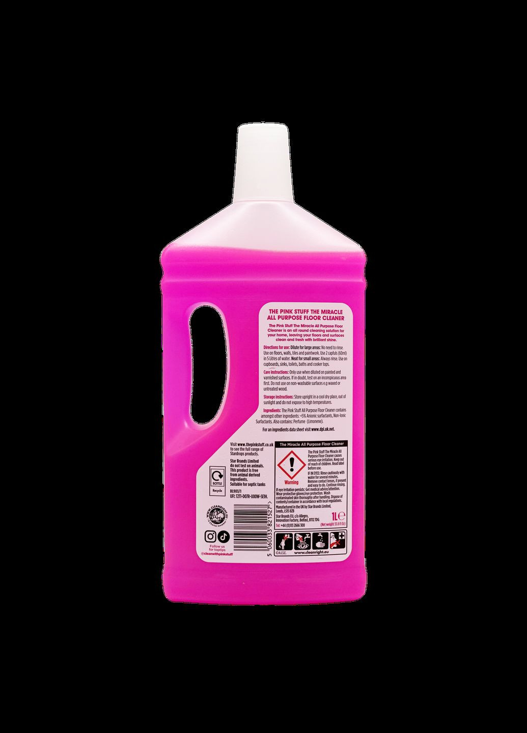 Универсальное средство для мытья полов 1 л The Pink Stuff PSUFD1000 (328399467)