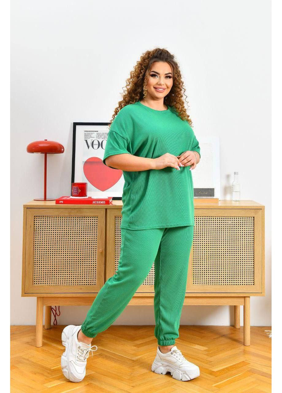 Костюм двойка с высокой посадкой More_bboutique Брючний костюм (353848570)