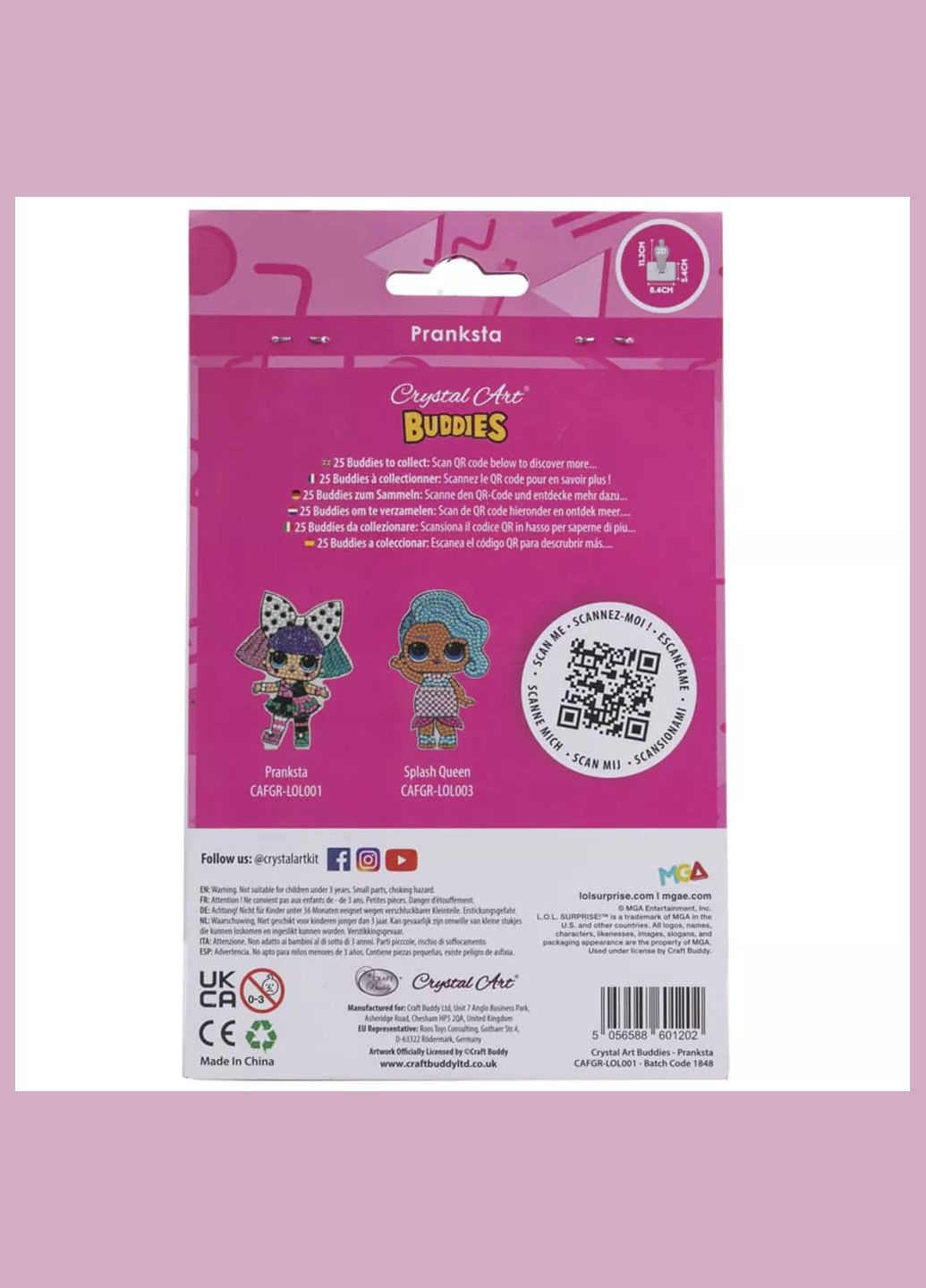 Набір для творчості Pranksta (CAFGR-LOL001) Crystal Art (333252726)