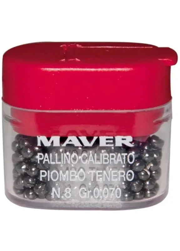 Грузило набір Pallini Supercalibrati Teneri 5/0 (0.705g) (1300.36.11) Maver (398674452)