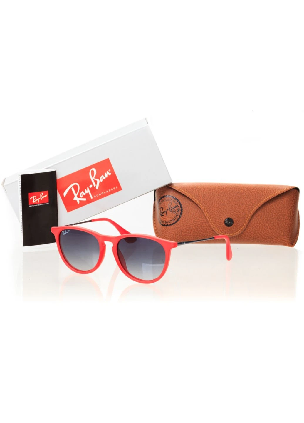 Красные Очки Круглые Ray Ban 4171y Унисекс Seli Ray-Ban (392708431)