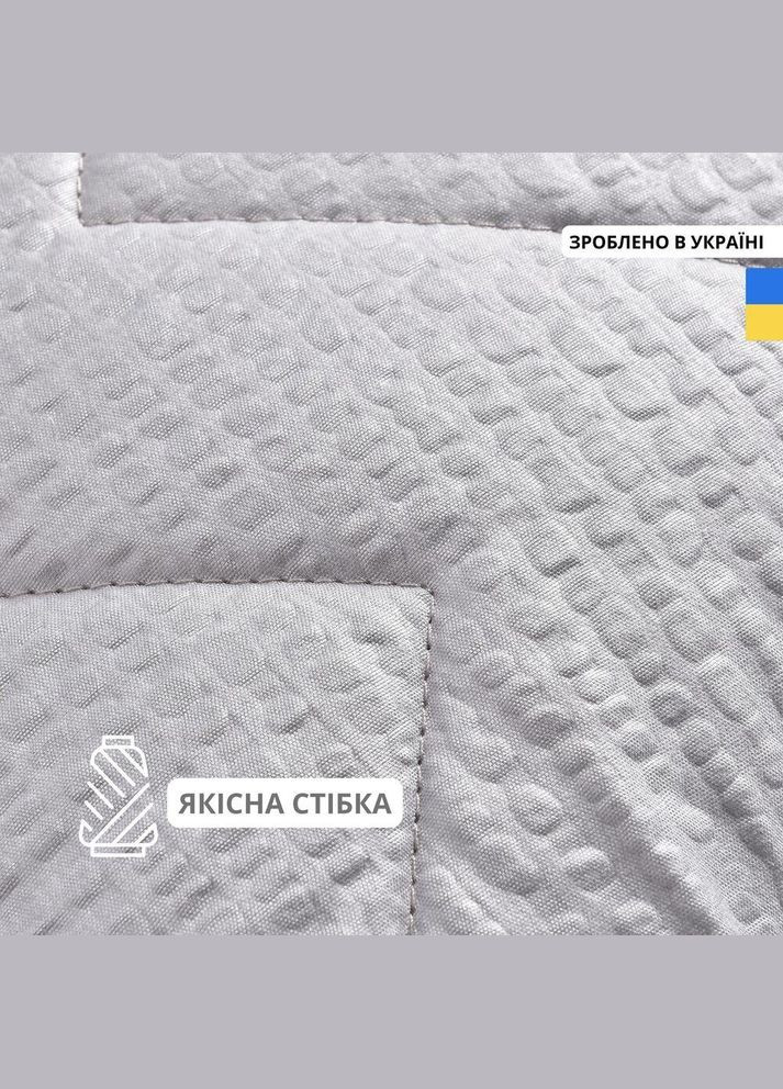 Одеяло зимнее 175х210 см Nordic Comfort антиаллергенное теплое серое двуспальное IDEIA (334726607)