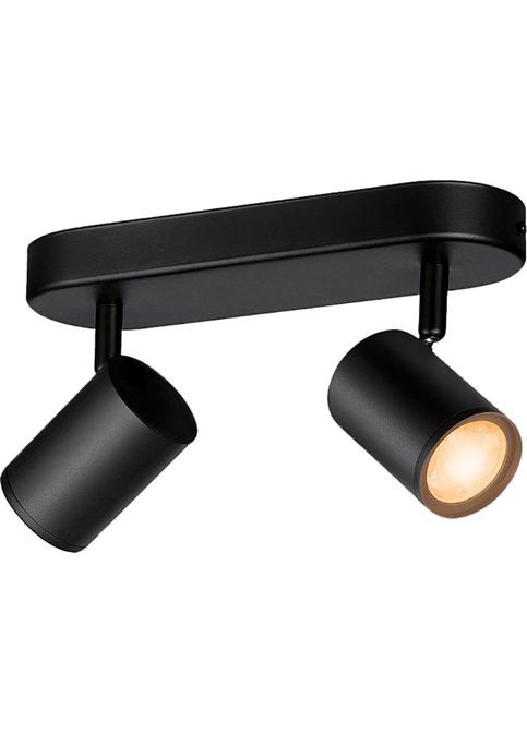 Розумний світильник IMAGEO Spots накладний точковий 2x5W 2200-6500K RGB Wi-Fi Black (929002659101) WiZ (322939272)
