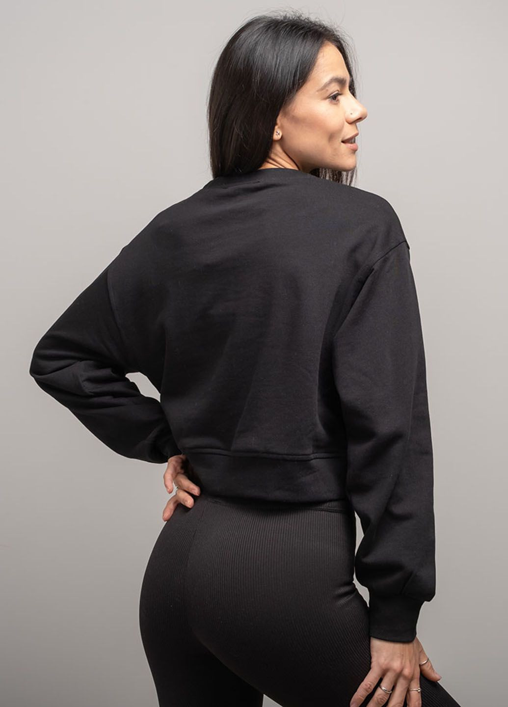 Чорний світшот жіночий чорний 341512 Power (268373074)