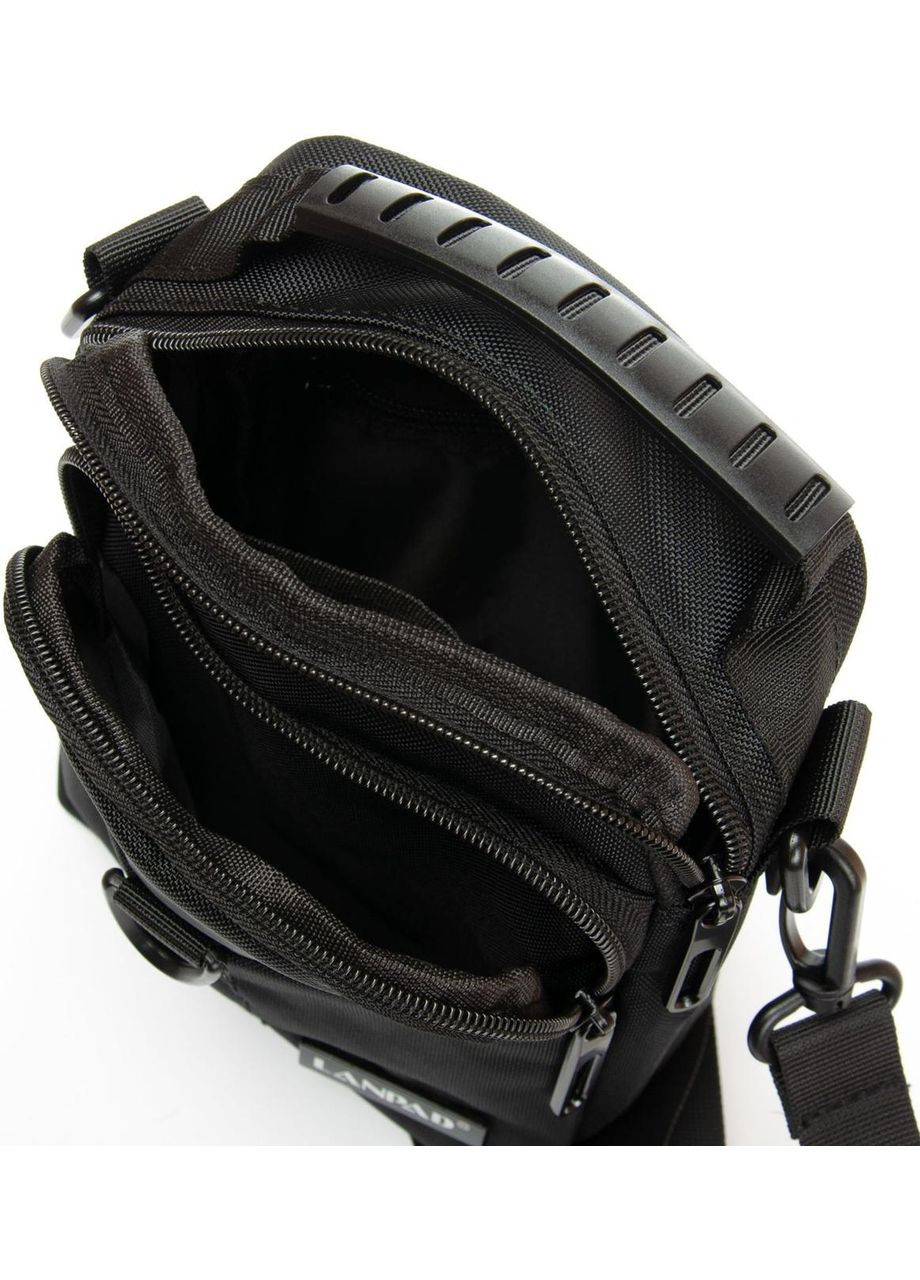 Сумка мужская на плечо черная Lanpad (366293386)