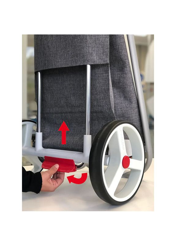 Сумка-тележка Com MF 8 Black Tube Burdeos 53л (930280) Rolser (324265862)