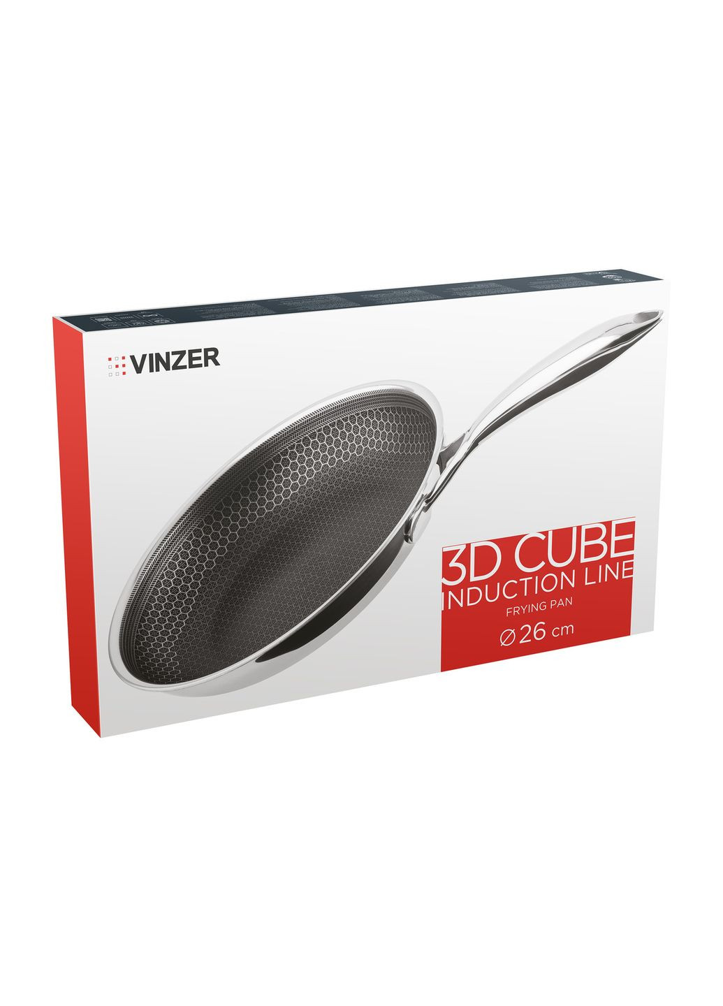 Сковорода 3D Cube Induction Line 26 см (50402) Vinzer (334712806)