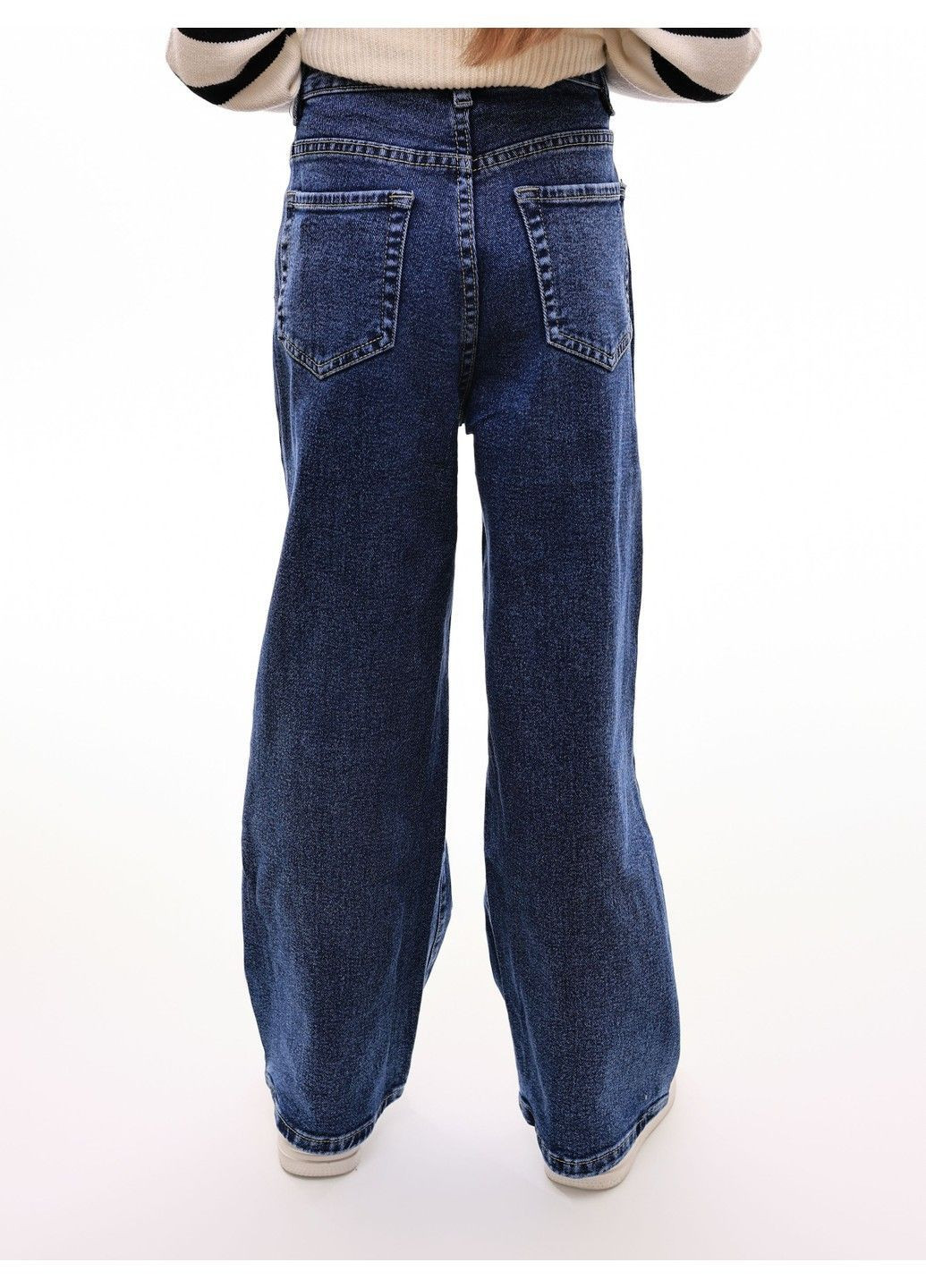 Синие демисезонные джинсы для девочки подростка RELUCKY