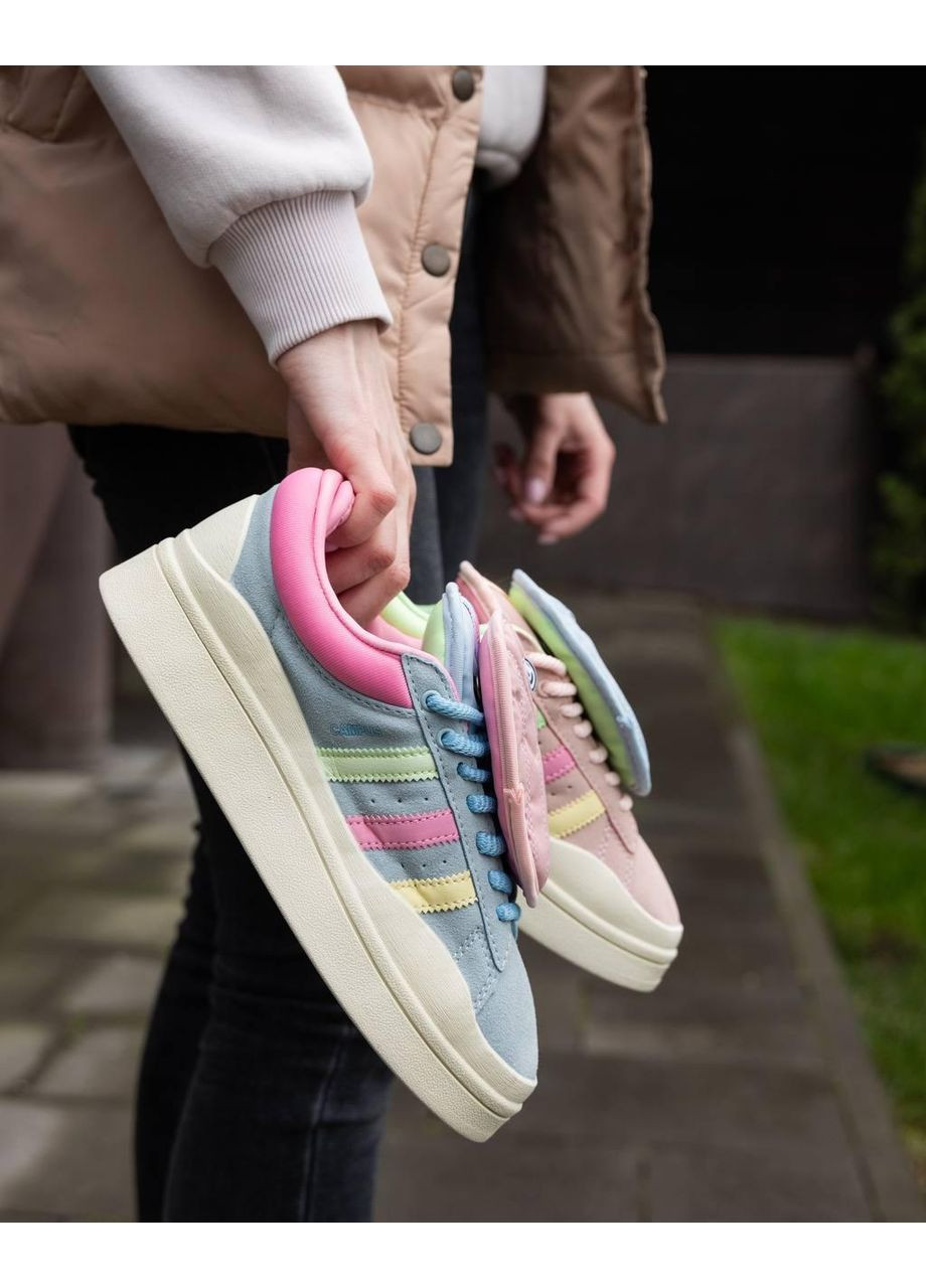 КРОСІВКИ ЖІНОЧІ ADIDAS CAMPUS X BAD BUNNY MOON PINK АДІДАС КАМПУС No Brand рожеві демісезони (368885428)