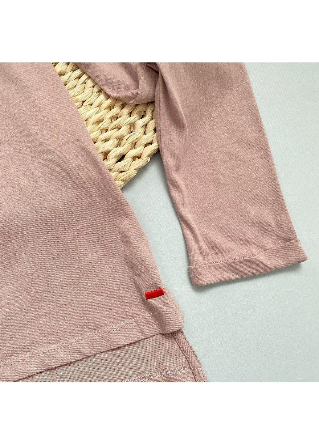 Кофта реглан легка бавовняна, пудрова Castro (333334125)