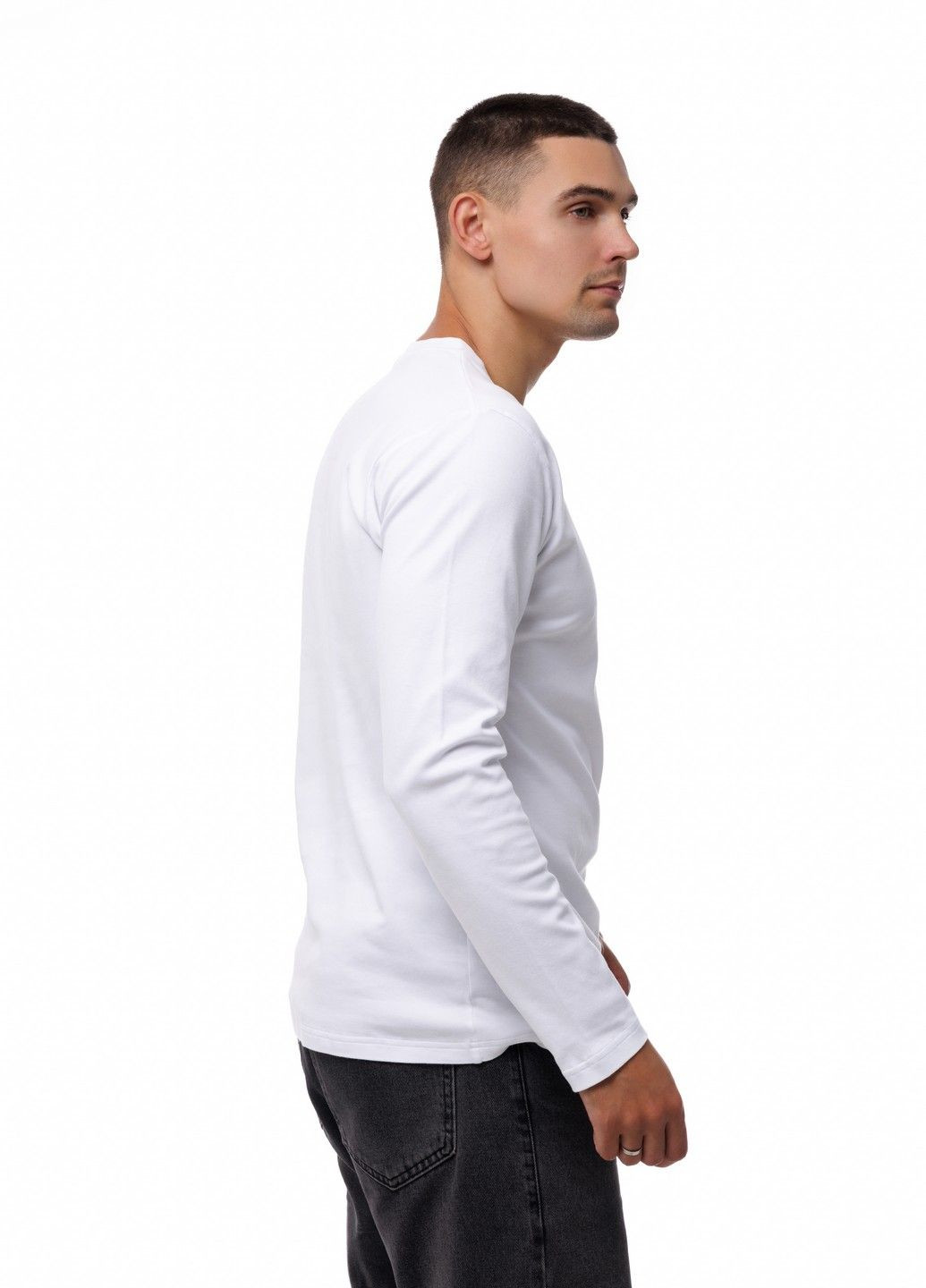 Белый демисезонный лонгслив Наталюкс