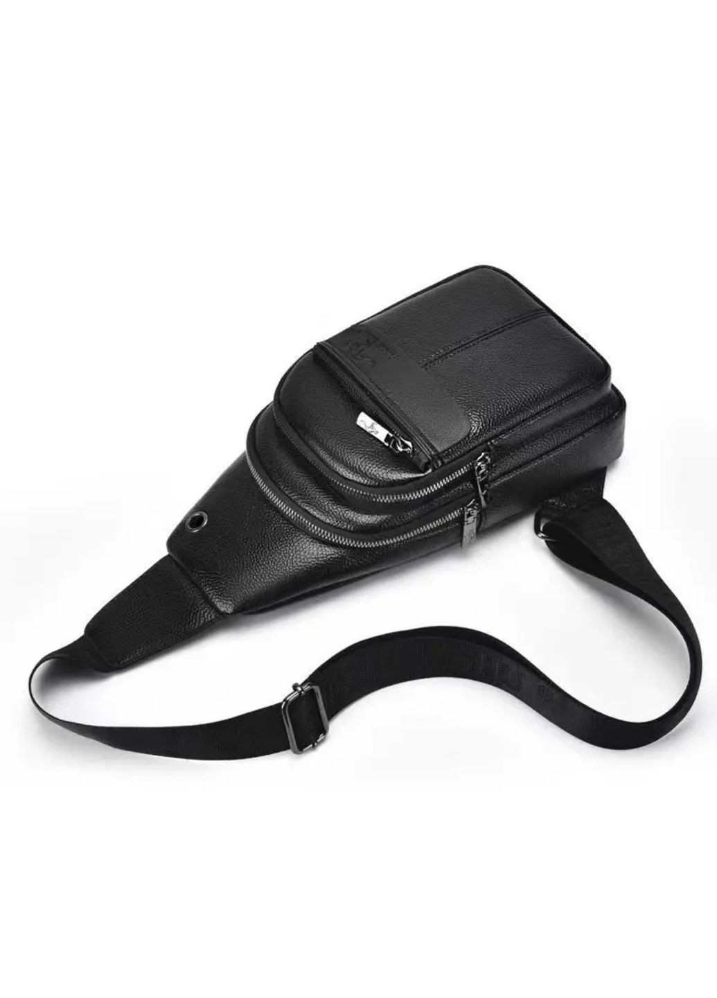 Мужская сумка через плечо Janzidaishu черная. Сумка-слинг мужская. Jana (335821492)