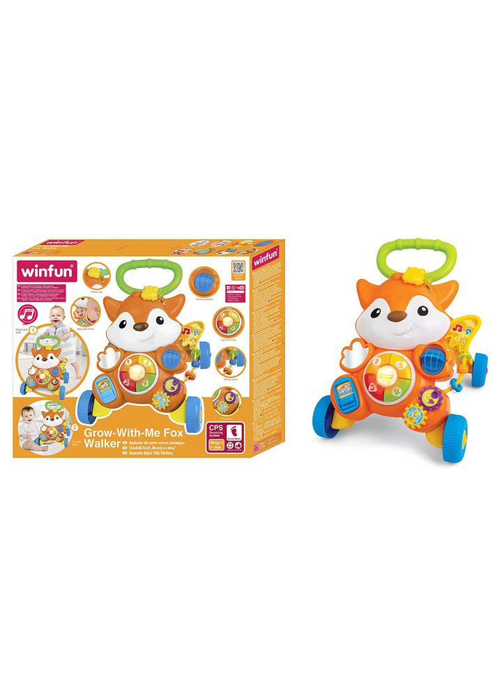 Каталка-ходунки 0878-NL шестерні, дзеркало, рухливі деталі, муз., світло, бат., кор., 47-40-10 см. No Brand (364310230)