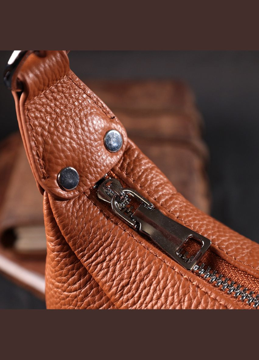 Сумка жіноча через плече напівкруглого формату з однією ручкою шкіряна 22413 Vintage (302007713)