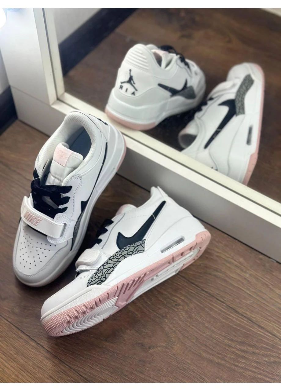 Белые демисезонные кроссовки мужские nike legacy 312 low white найк No Brand