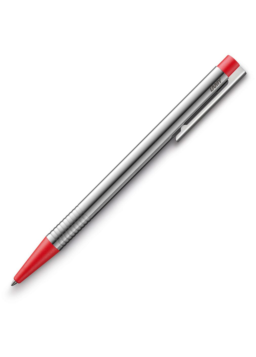 Шариковая ручка Logo матовый красный, стержень M M16 синий Lamy (294335461)