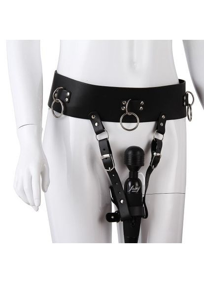 Пояс бдсм для фіксації між ніг вібратора вібромасажера Magic Wand Holder Belt No Brand (303890223)