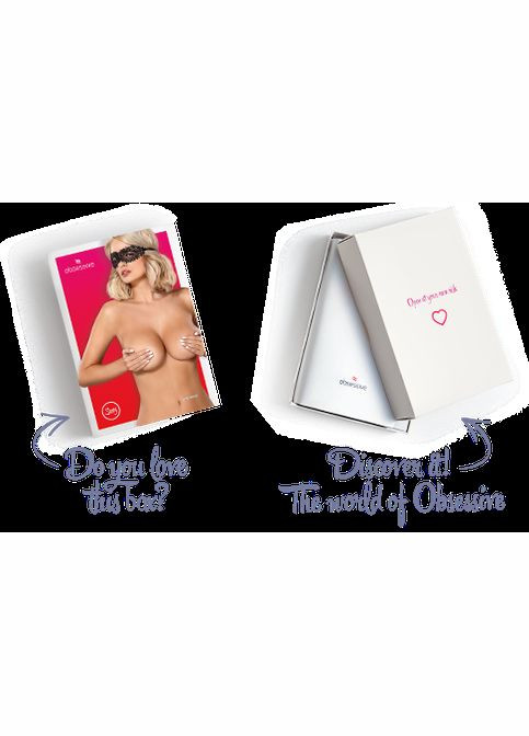 Кружевная маска A710 mask, черная, единственный размер - CherryLove Obsessive (296623445)