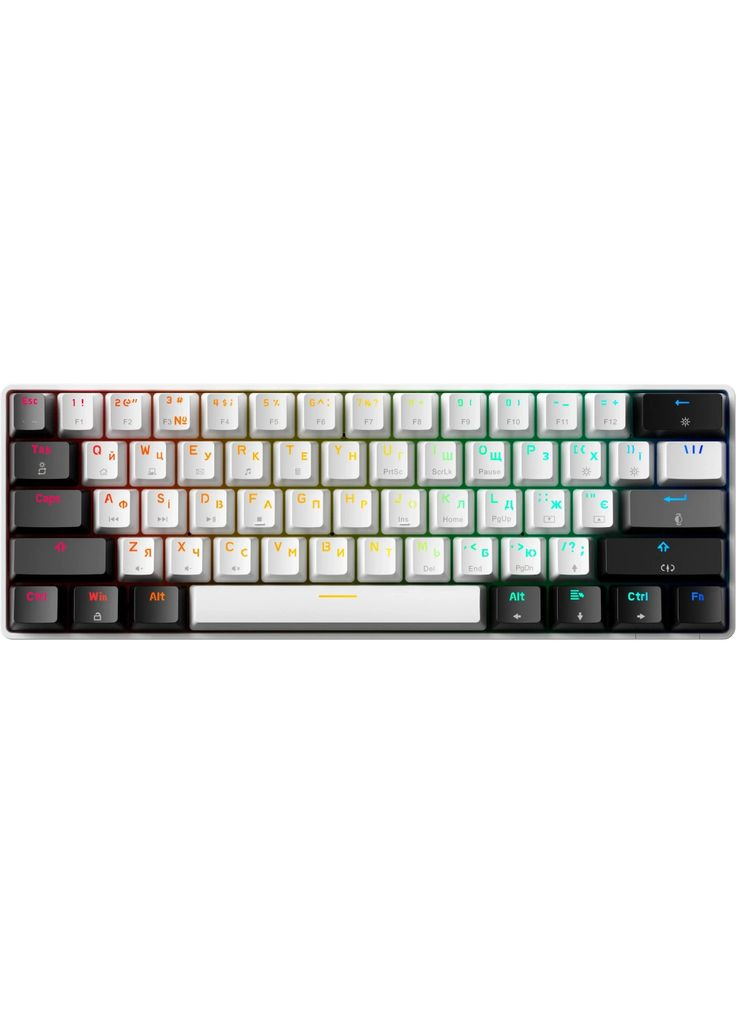 Клавіатура (m492890) GAMEPRO Genesis Infinity MK130BW Outemu Swithes USB White (369016634)