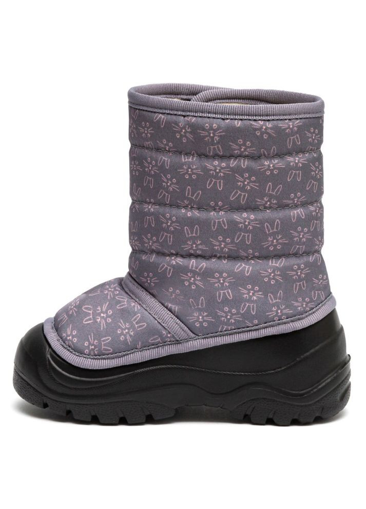 Серые дутики детские frozzy серые rabbits Oldcom на липучке