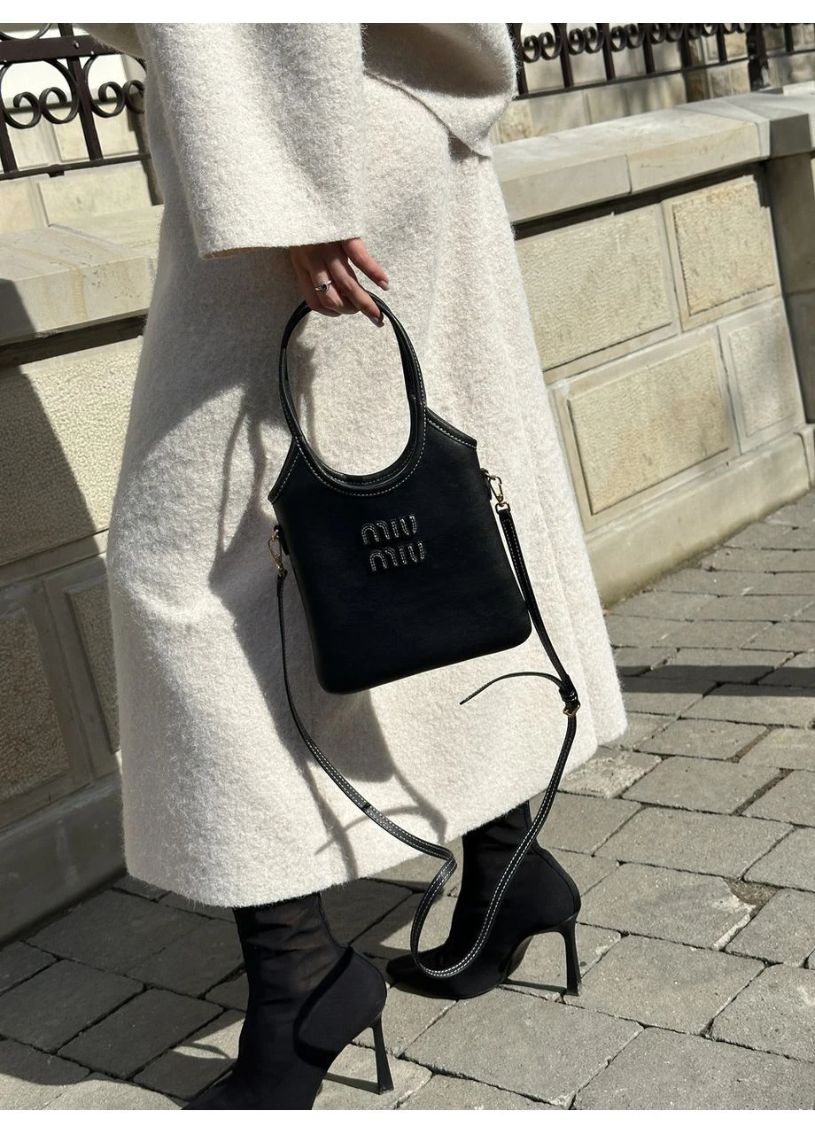 Женская сумка Ivy Leather Mini Bag Black No Brand (362488627)