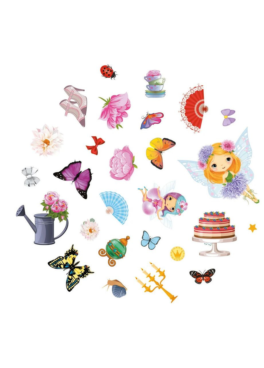 Квіткові феї. Жоржина. 49 наліпок Кристал Бук (370064291)