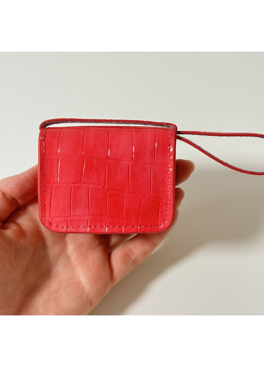 Брелок міні-сумочка лакова яскраво-рожева. Підвіска на сумку,стильний подарунок B&S (370439520)