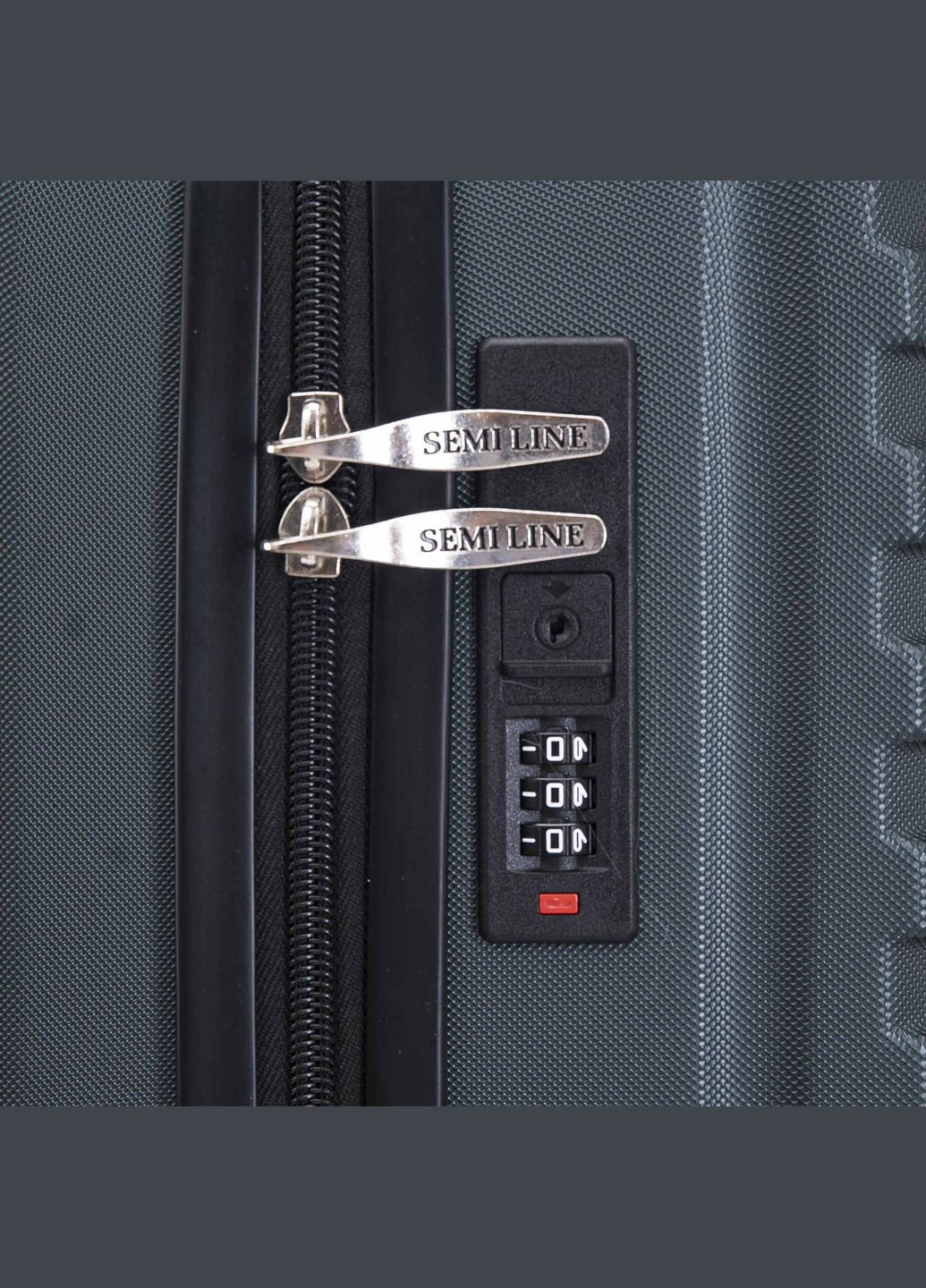 Чемодан 24" (M) Navy-Green (T5865-2) Semi Line (322503409)