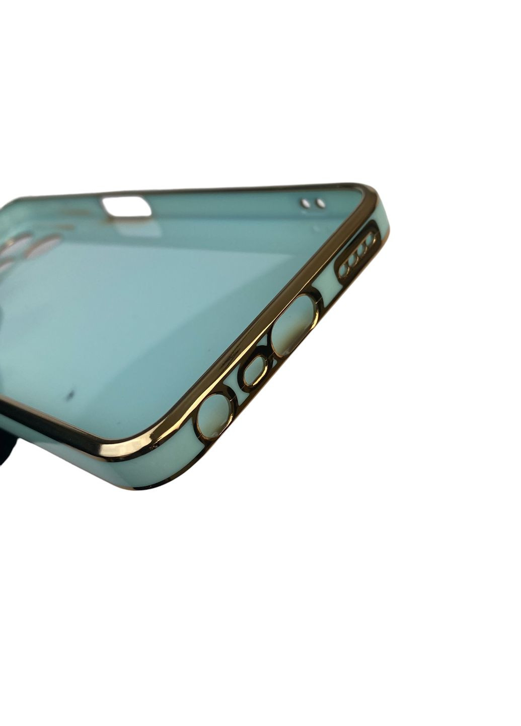 Чехол для Narzo 50A Prime с кольцом-подставкой с золотой окантовкой на реалми нарзо 50а прайм бирюзовый gs1 Realme (366230782)