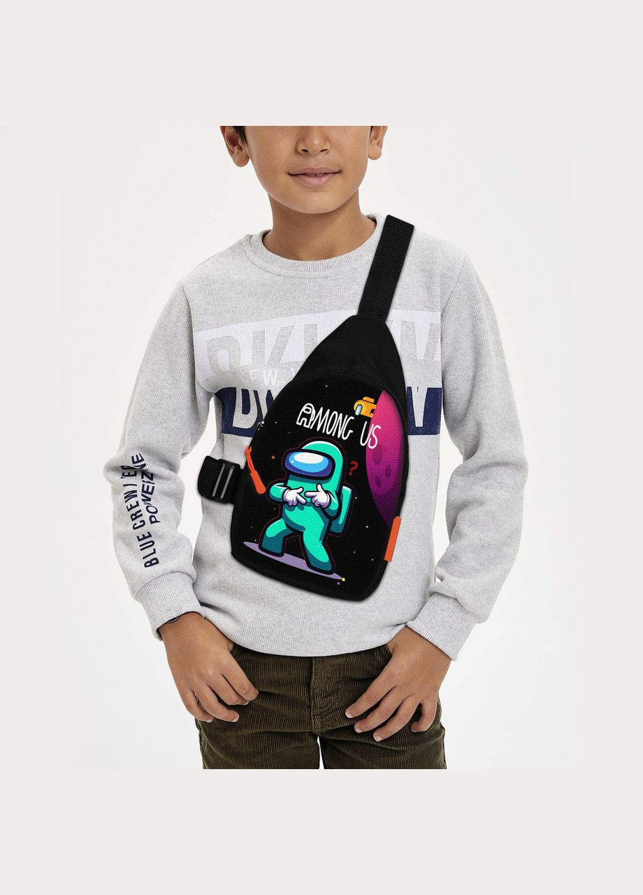 Сумка через плече дитяча Among Us 29х17 см сумка слінг для хлопчика (2350) No Brand (336480993)