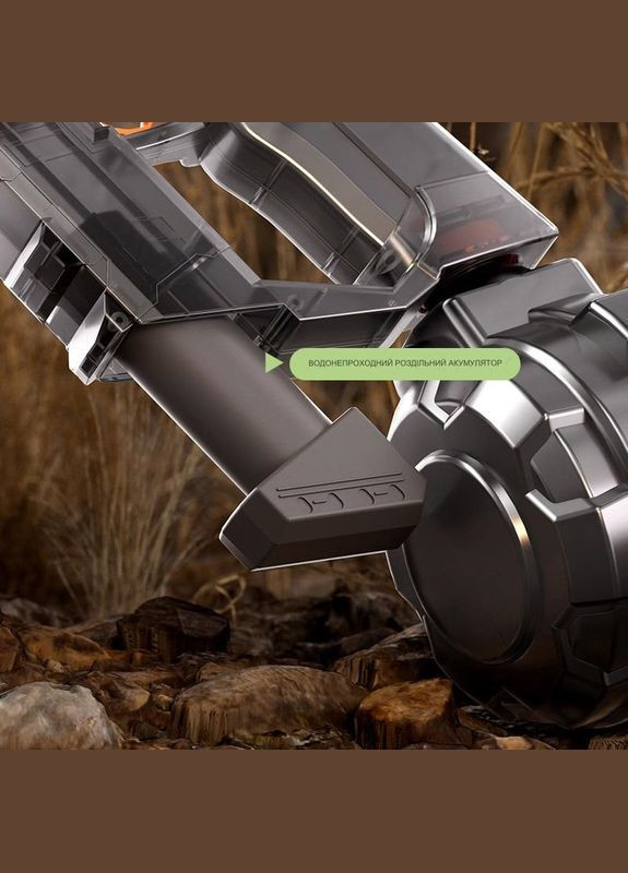 Електричний водяний пістолет високого тиску акумуляторний КВ1353 з резервуаром 800 мл чорний ORIGINAL (305412201)