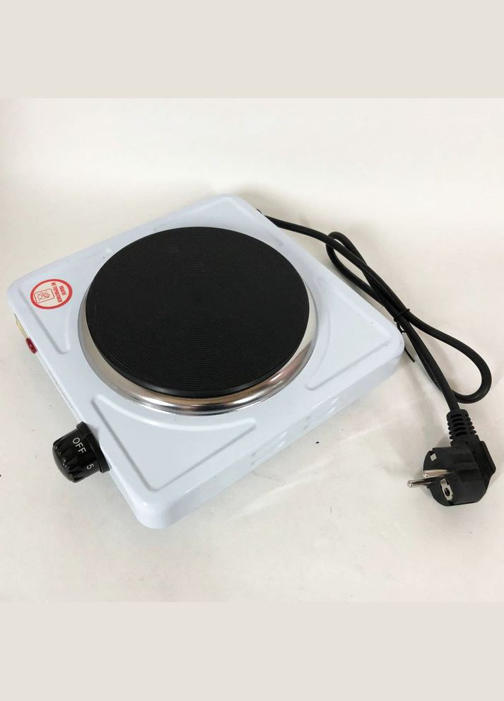 Настільна плита електрична SB-060, потужна настільна електроплита. Колір: білий Sea Breeze (365670337)