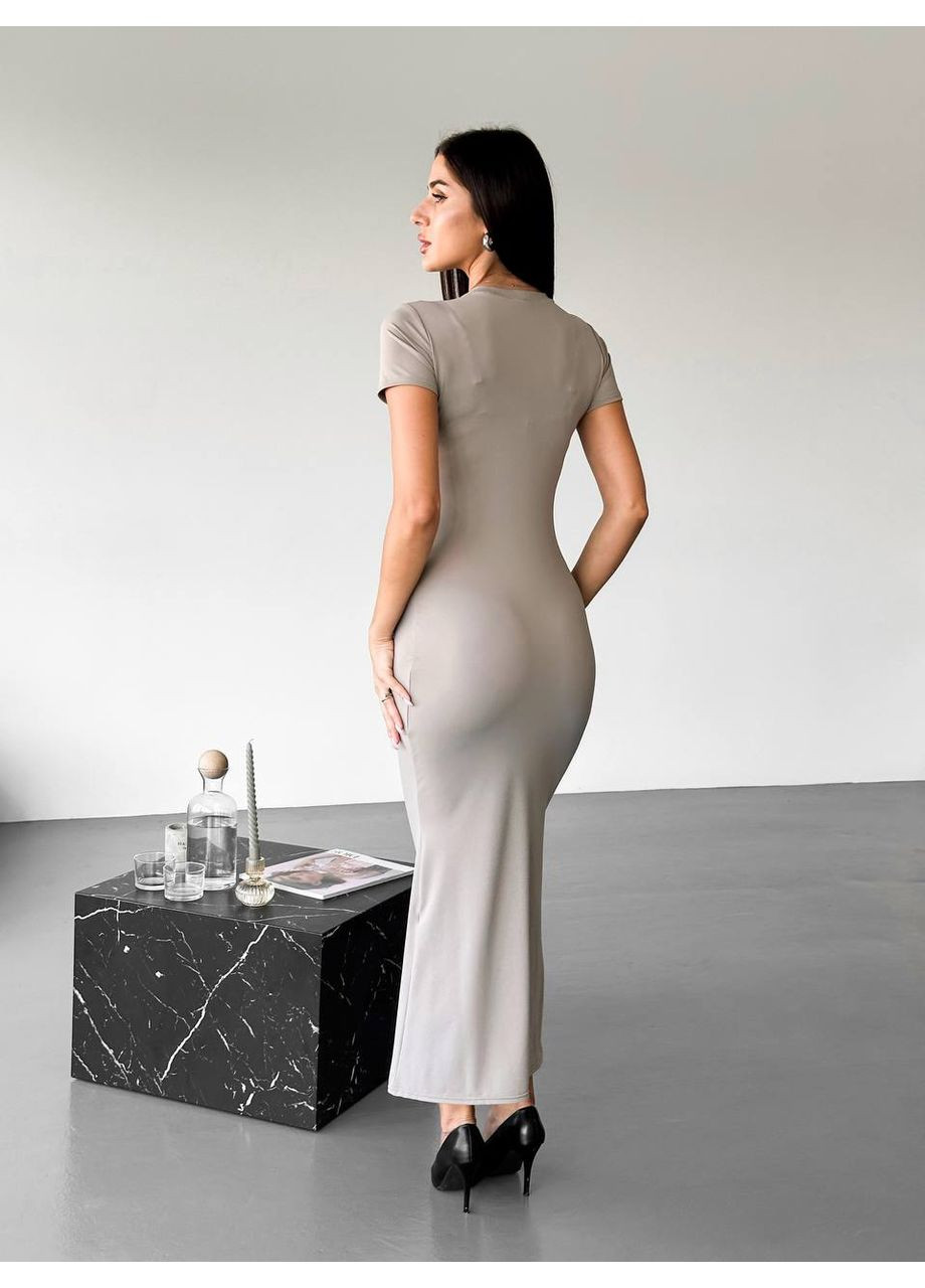 Бежевое платье в стиле скимс Luna