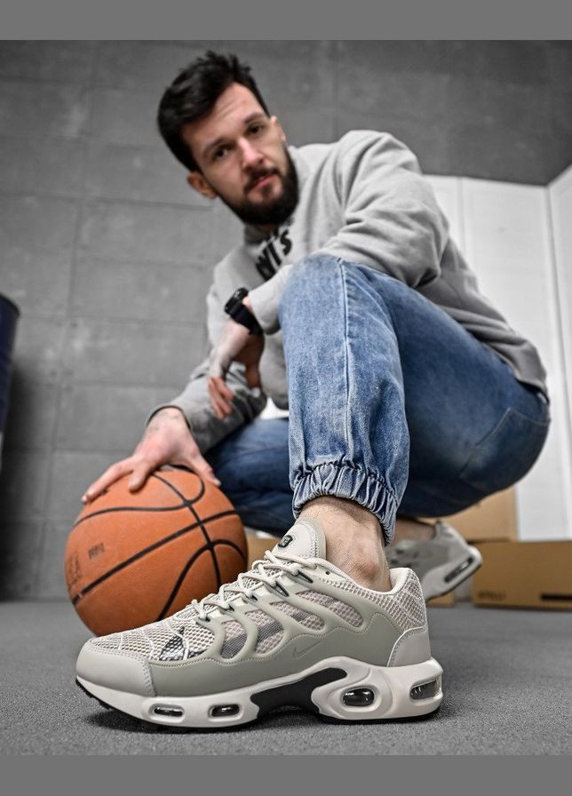 Бежеві Осінні стильні чоловічі кросівки бежеві Freedom