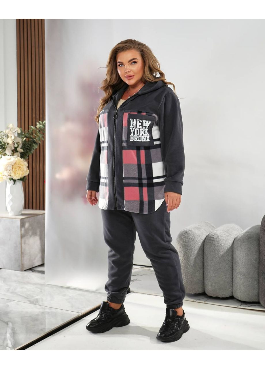 Стильний прогулянковий костюм з флісу — ЗАМІР В ОПИСІ Vione (370655063)