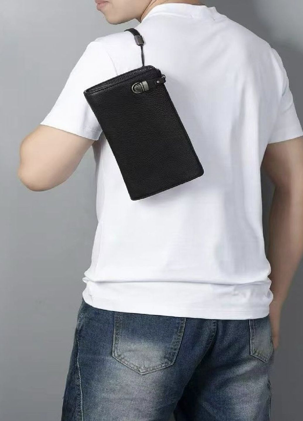 Кожаный мужской клатч-портмоне Vishnya (366062857)