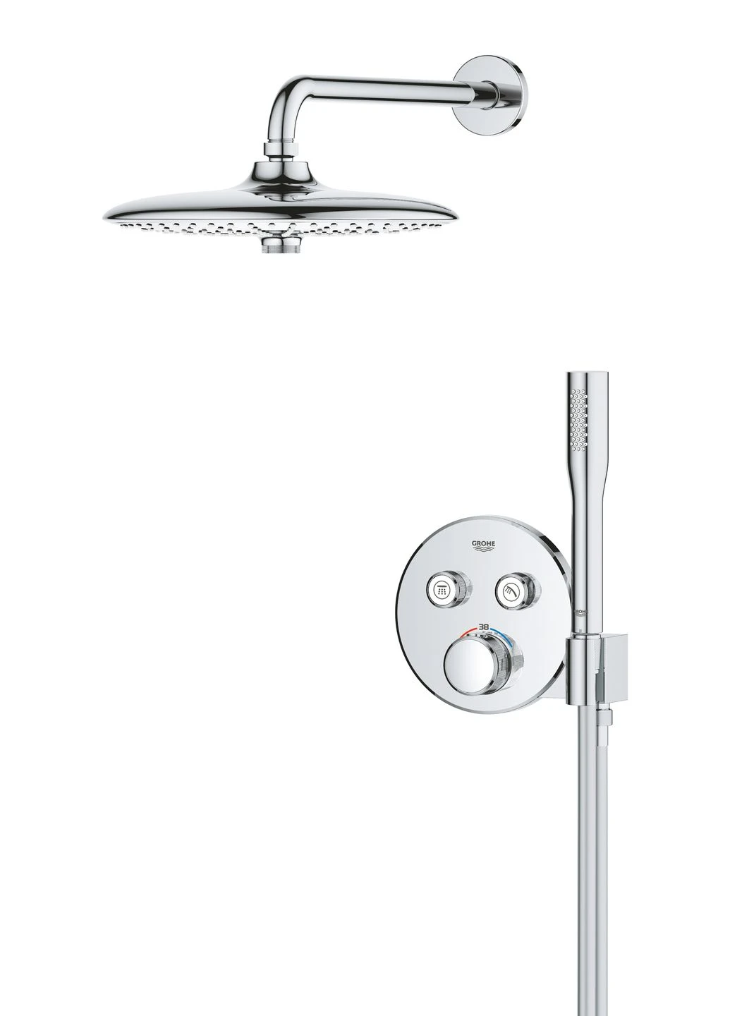 Прихована душова система з Euphoria 260 Grohtherm SmartControl (34867000) Grohe (388589681)