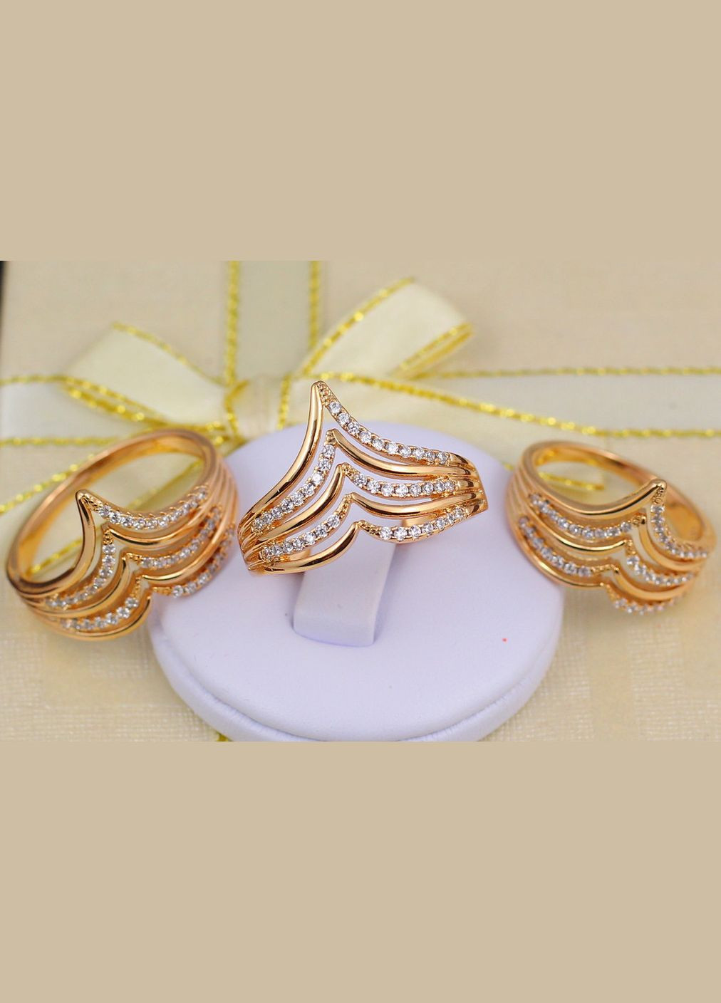 Кільце будиночок р 17 золотисте Xuping Jewelry (316607189)