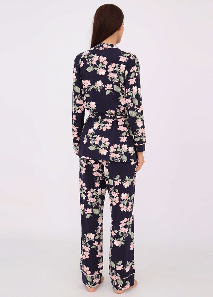 Темно-синій демісезонний комплект Трикомир