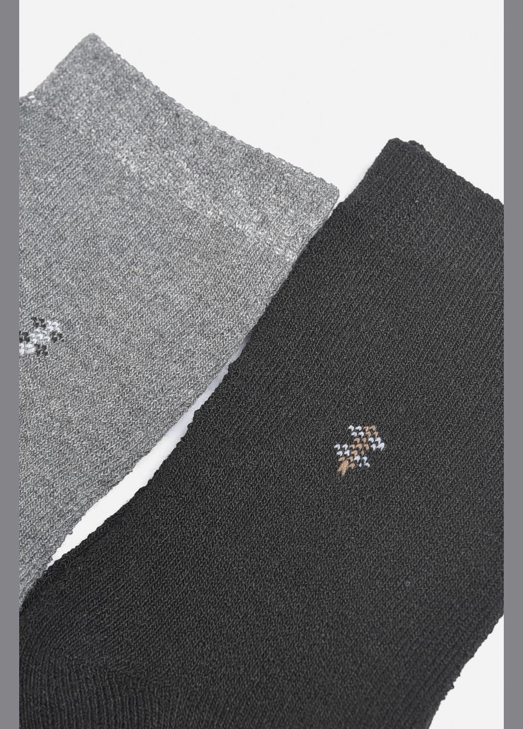 Комбинированные набор носков мужских махровых 2 штуки Let's Shop однотонные (304368513)