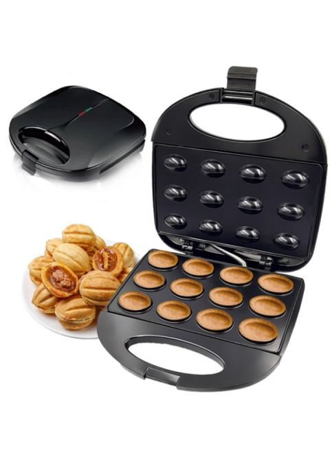 Електроорешниця RAF R.246 52789 750 Вт, Вафельниця з антипригарним покриттям, Чорний No Brand (322053490)