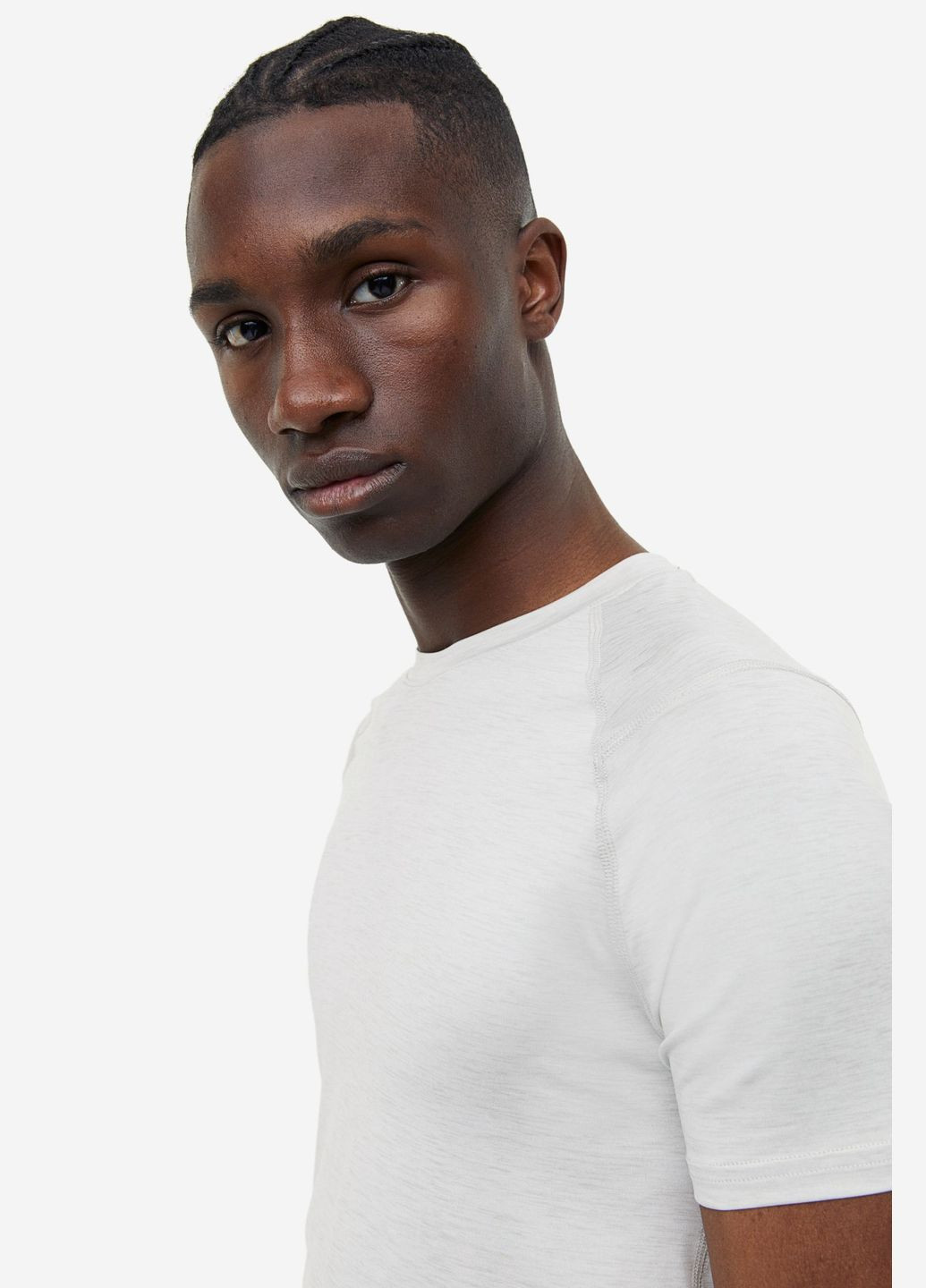 Світло-сіра спортивна футболка H&M